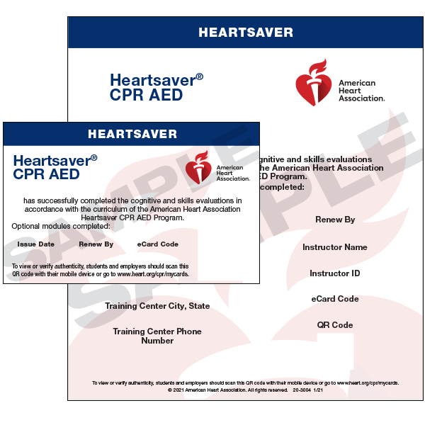 Heartsaver CPR & AED
